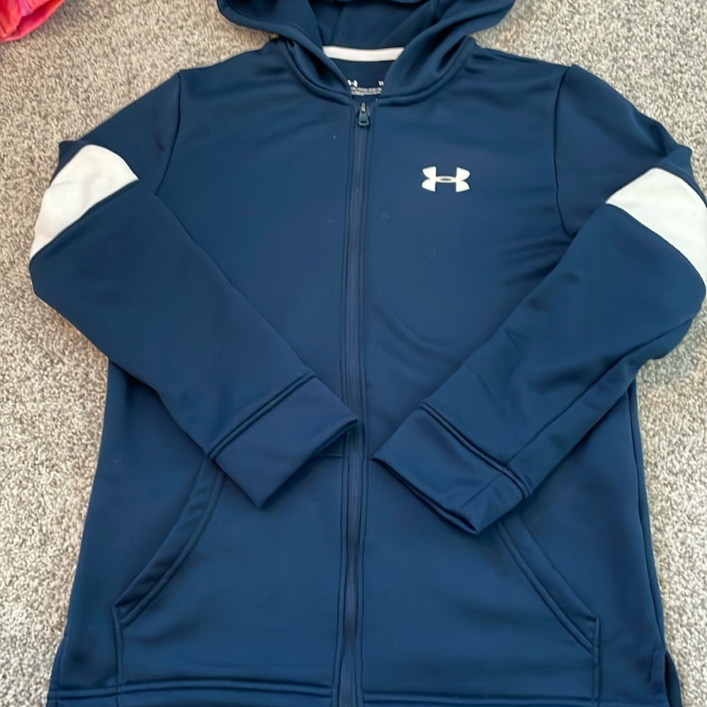 Boys full zip hooded sweatshirt